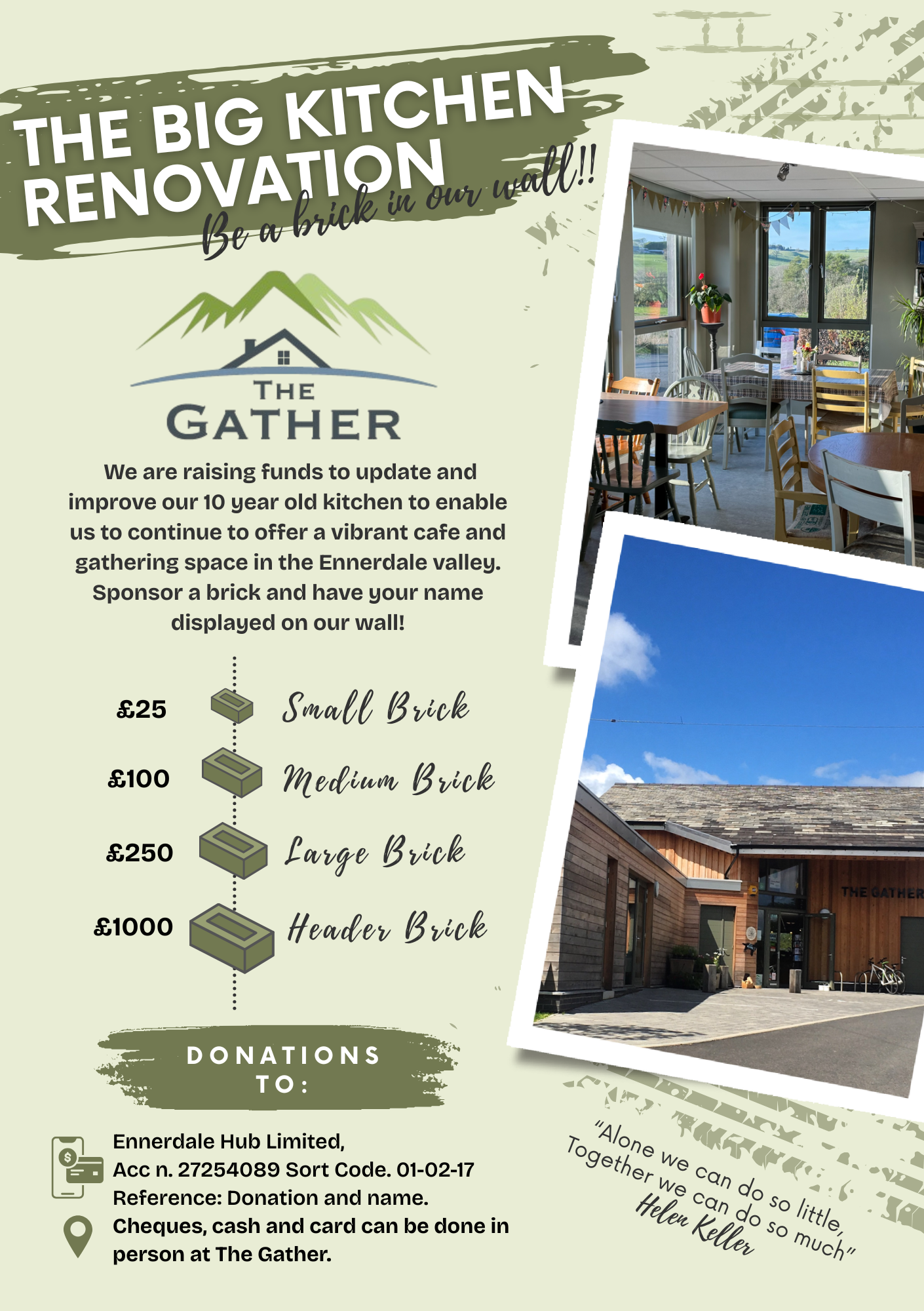Support The Gather with The BIG Kitchen Renovation