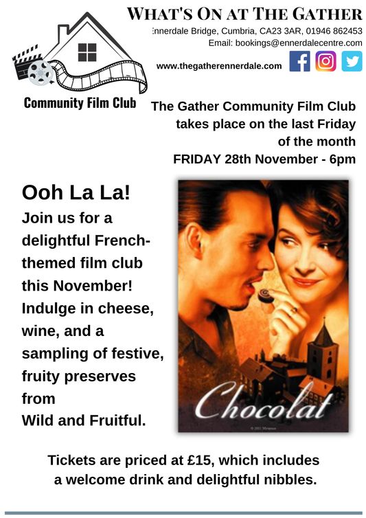 The Gather Community Film Club - CHOCOLAT -